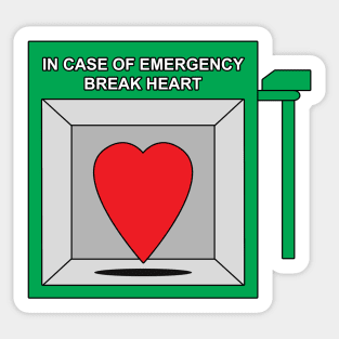 In case of emergency... Sticker